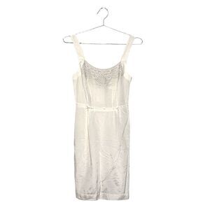 NWT Banana Republic Cream Silk Sheath Dress